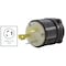 Ac Works Locking Plug, L7-30P, 20 A, 277V AC, Black ASL730P-BK - alternate 3